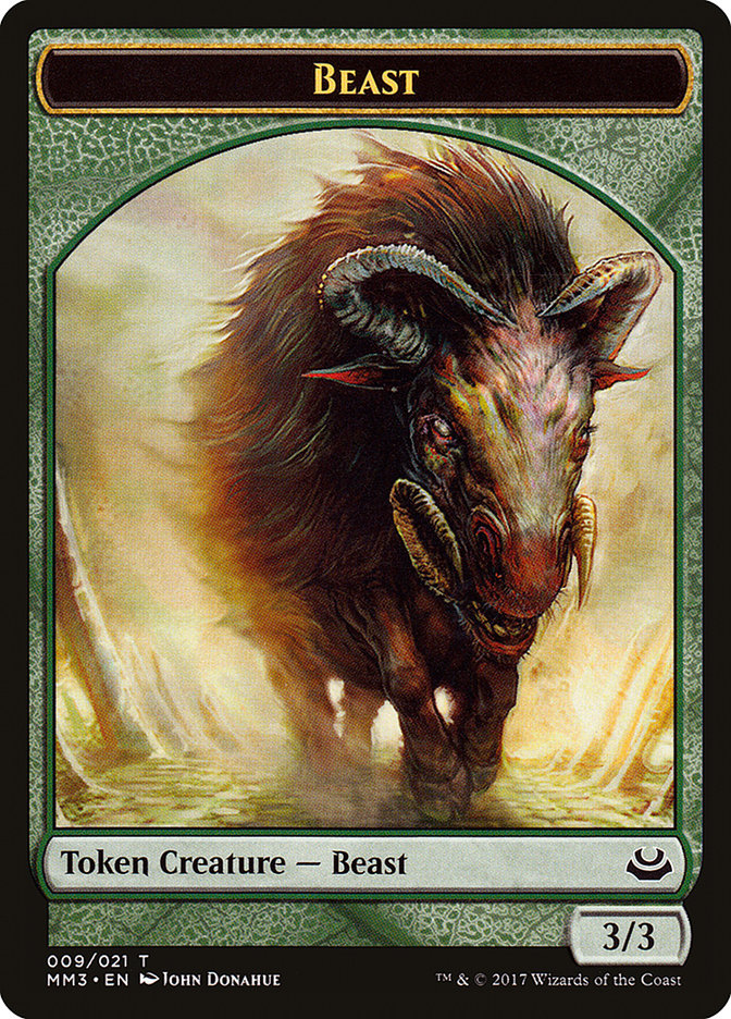 Beast Token (009/021) [Modern Masters 2017 Tokens] | Good Games Morley