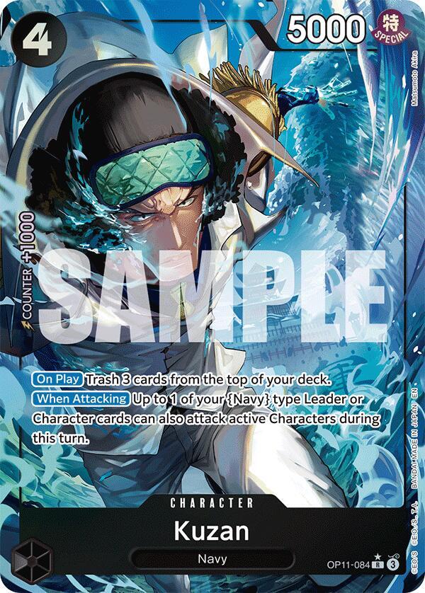Kuzan OP11-084 (A Fist of Divine Speed)  - Alternate Art Foil | Good Games Morley