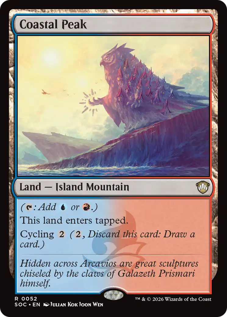 Coastal Peak [Secrets of Strixhaven Commander] | Good Games Morley