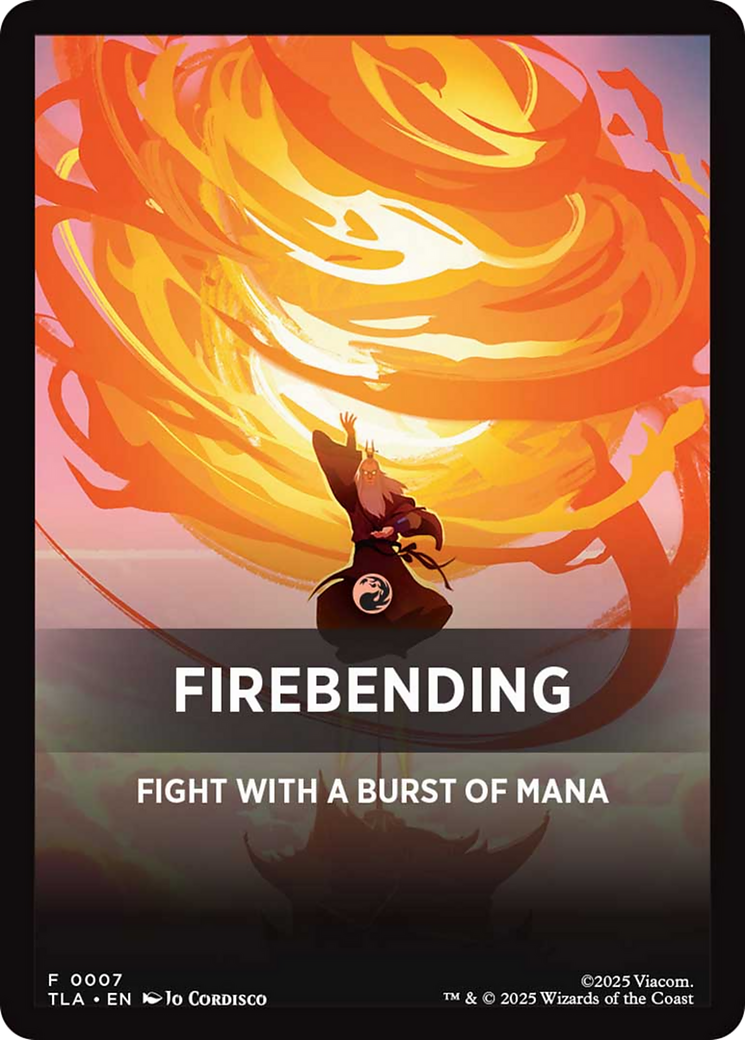 Firebending Theme Card [Avatar: The Last Airbender] | Good Games Morley