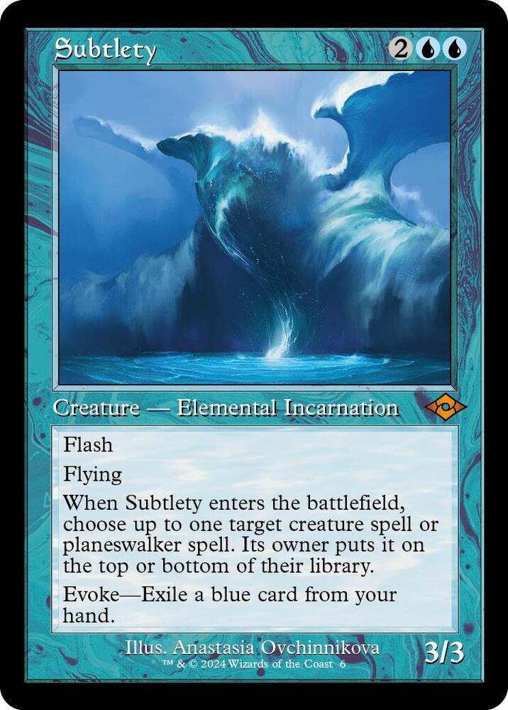 Subtlety Retro Frame 6/0 (Modern Horizons 2)  | Good Games Morley