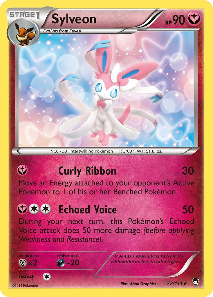Sylveon (72/111) (Theme Deck Exclusive) [XY: Furious Fists] | Good Games Morley