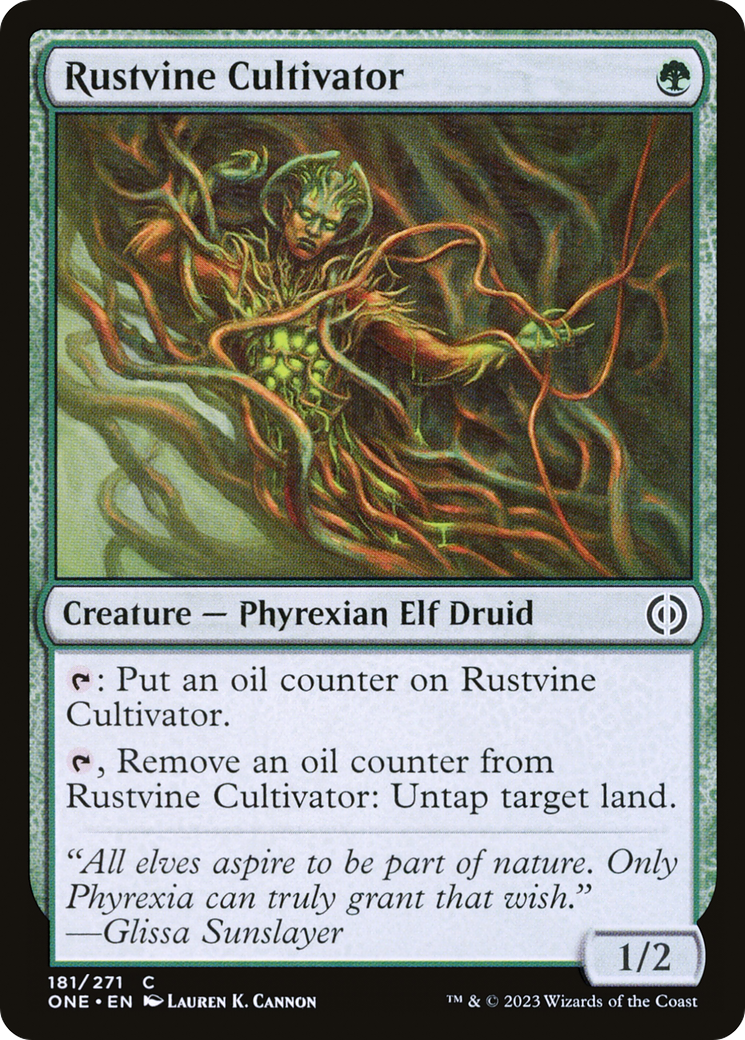 Rustvine Cultivator [Phyrexia: All Will Be One] | Good Games Morley