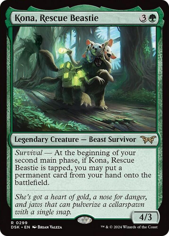 Kona, Rescue Beastie (Lurking Evil) 299 (Duskmourn: House of Horror)  | Good Games Morley