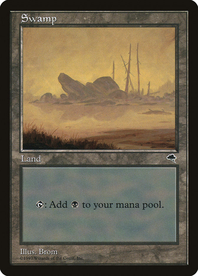 Swamp (Large Jutting Stone) [Tempest] | Good Games Morley