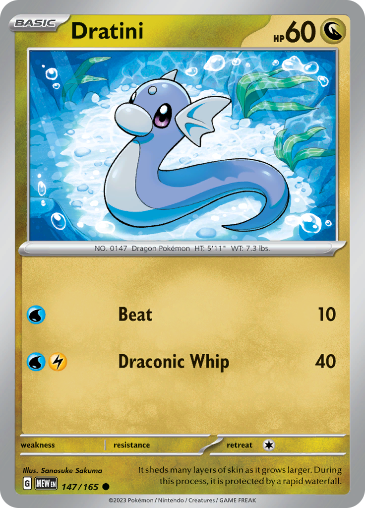Dratini (147/165) [Scarlet & Violet 151] | Good Games Morley