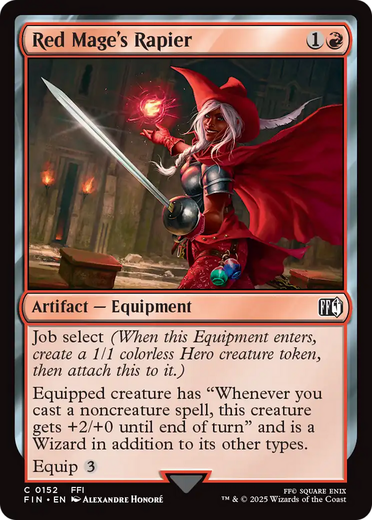 Red Mage's Rapier [FINAL FANTASY] | Good Games Morley