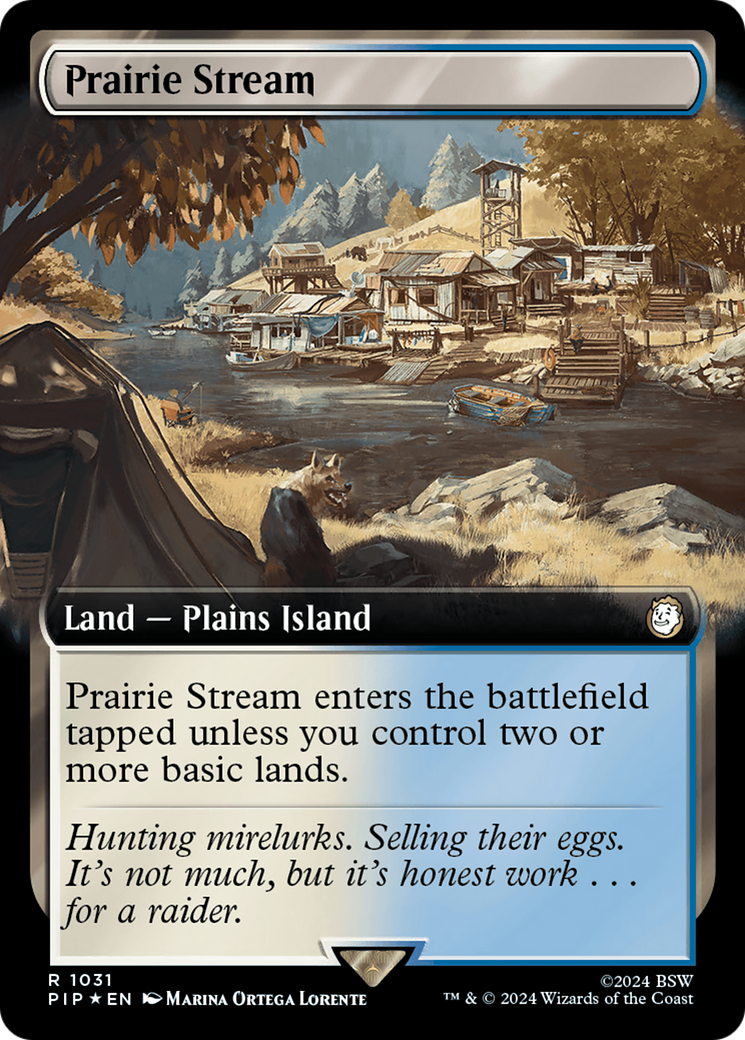 Prairie Stream (Extended Art) (Surge Foil) [Fallout] | Good Games Morley