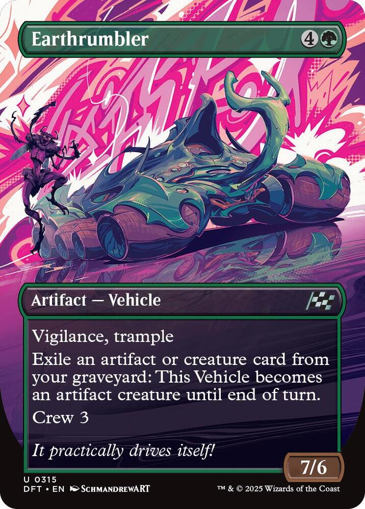 Earthrumbler 315/291 (Aetherdrift)  - Borderless Foil | Good Games Morley