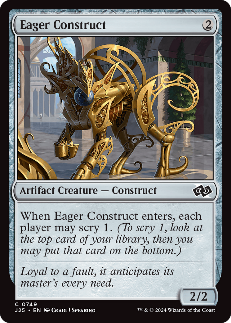 Eager Construct [Foundations Jumpstart] | Good Games Morley