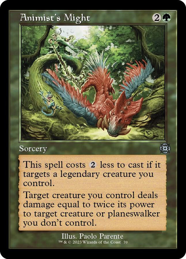 Animist's Might 70/50 (March of the Machine: The Aftermath)  - Retro Foil | Good Games Morley