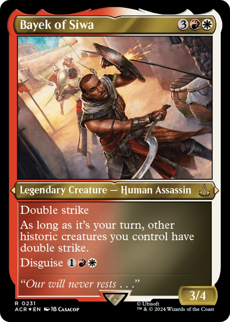 Bayek of Siwa (Foil Etched) [Assassin's Creed] | Good Games Morley