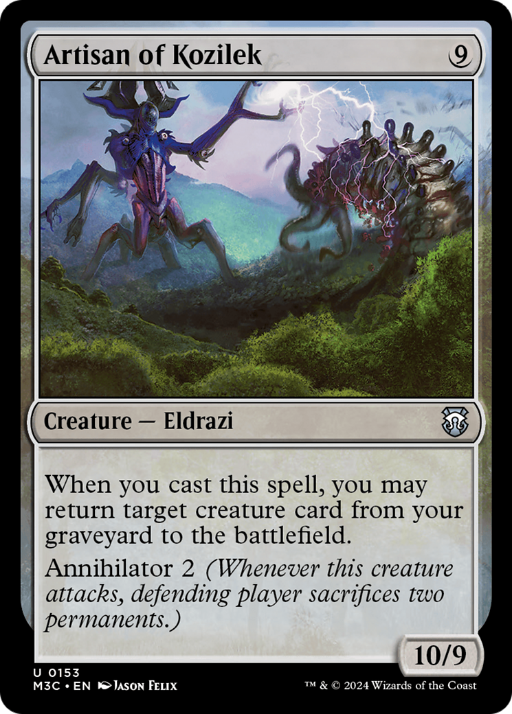 Artisan of Kozilek (Ripple Foil) [Modern Horizons 3 Commander] | Good Games Morley