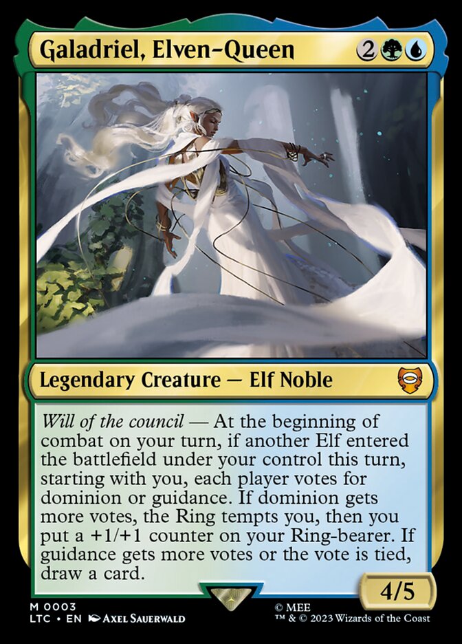 Galadriel, Elven-Queen 3 (Commander: The Lord of the Rings: Tales of Middle-earth)  | Good Games Morley
