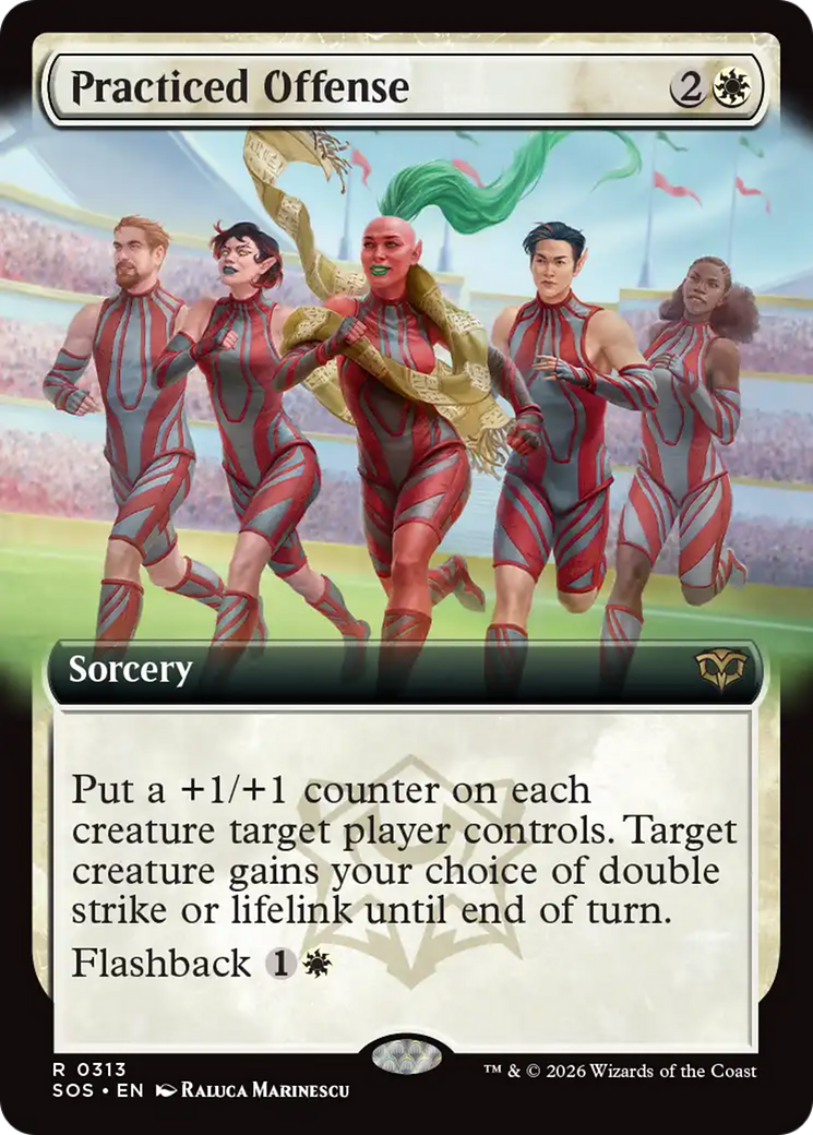 Practiced Offense (Extended Art) [Secrets of Strixhaven] | Good Games Morley