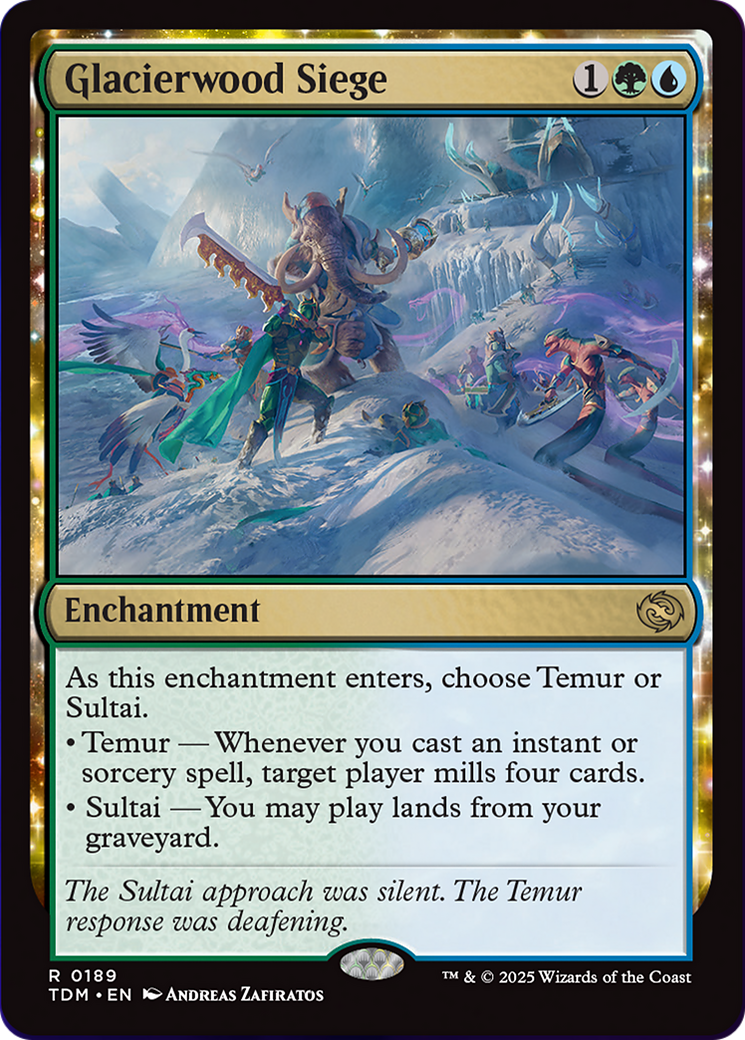 Glacierwood Siege [Tarkir: Dragonstorm] | Good Games Morley