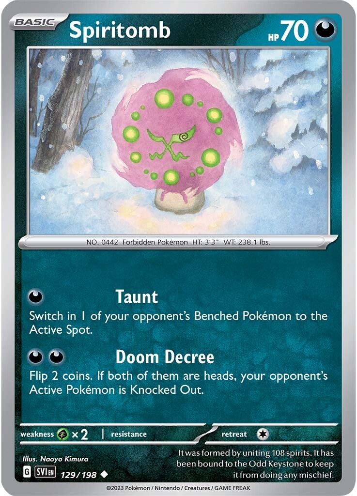 Spiritomb (129/198) [Scarlet & Violet: Base Set] | Good Games Morley
