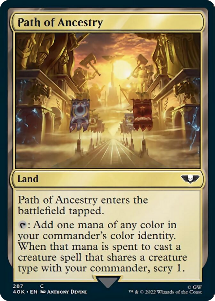 Path of Ancestry (Surge Foil) [Warhammer 40,000] | Good Games Morley