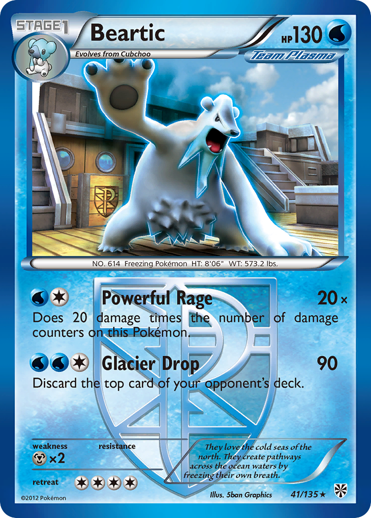 Beartic (41/135) [Black & White: Plasma Storm] | Good Games Morley