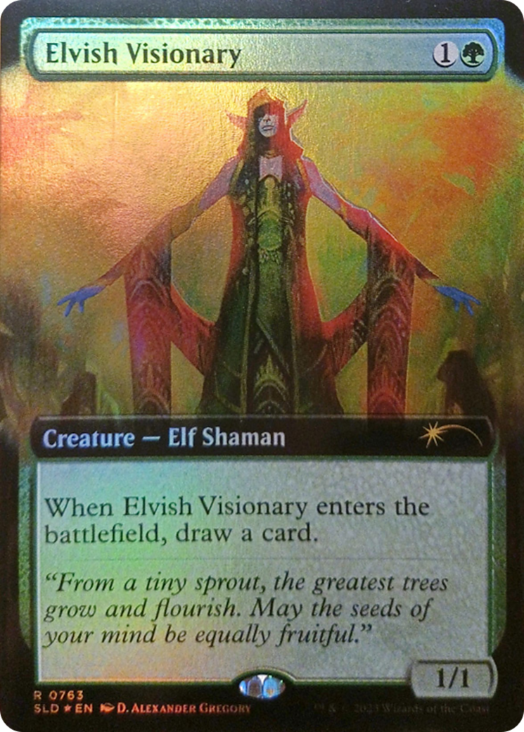 Elvish Visionary (Extended Art) [Secret Lair Drop Series] | Good Games Morley