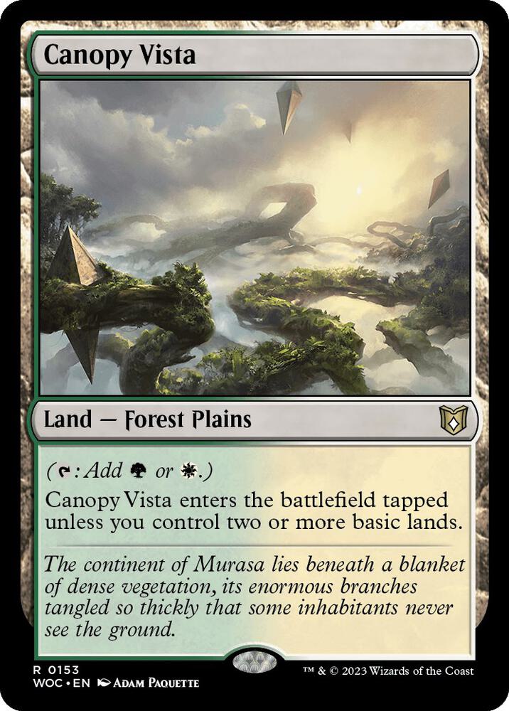 Canopy Vista 153/173 (Commander: Wilds of Eldraine)  | Good Games Morley