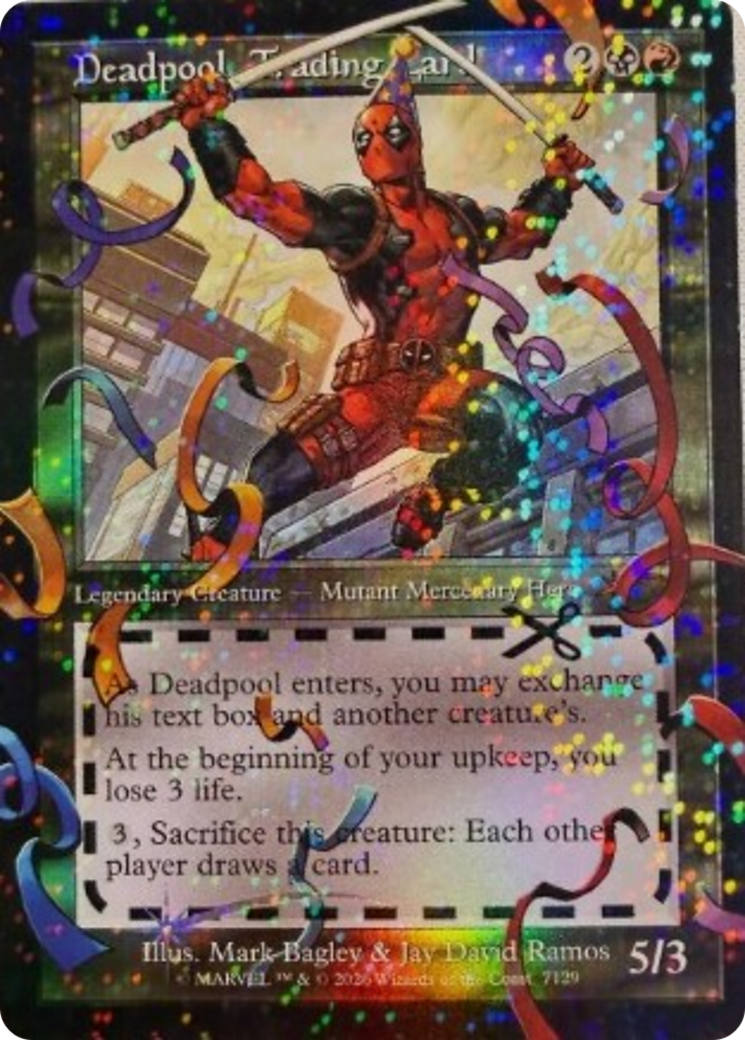 Deadpool, Trading Card (7127) [Secret Lair Drop Series] | Good Games Morley