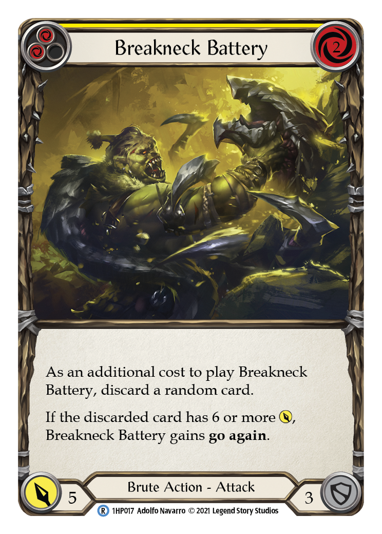 Breakneck Battery (Yellow) [1HP017] (History Pack 1) | Good Games Morley