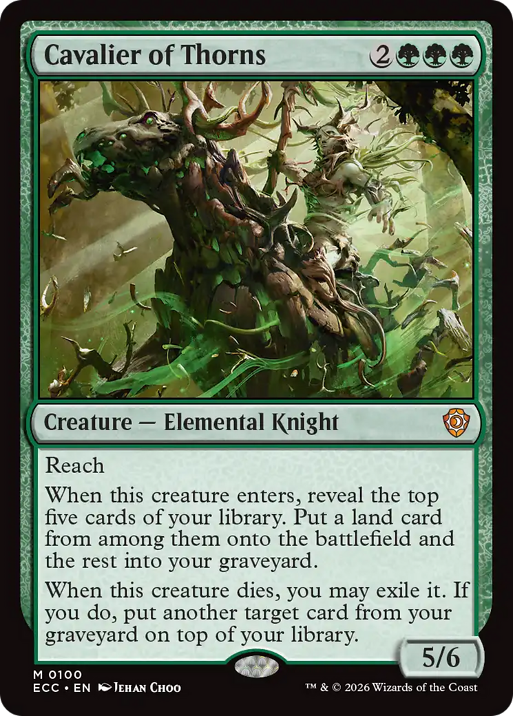 Cavalier of Thorns [Lorwyn Eclipsed Commander] | Good Games Morley