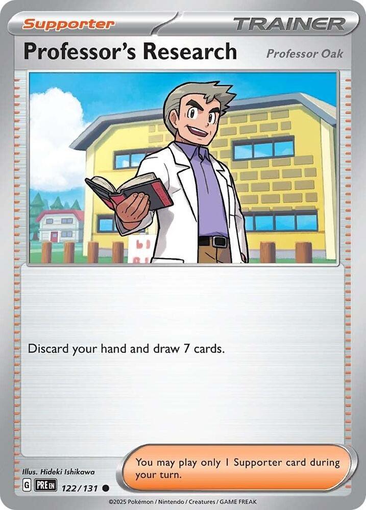 Professor's Research (122/131) [Professor Oak] [Scarlet & Violet: Prismatic Evolutions] | Good Games Morley