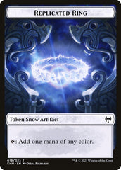 Elf Warrior // Replicated Ring Double-Sided Token [Kaldheim Tokens] | Good Games Morley