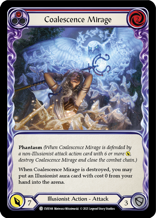 Coalescence Mirage (Red) [EVR144] (Everfest)  1st Edition Normal | Good Games Morley