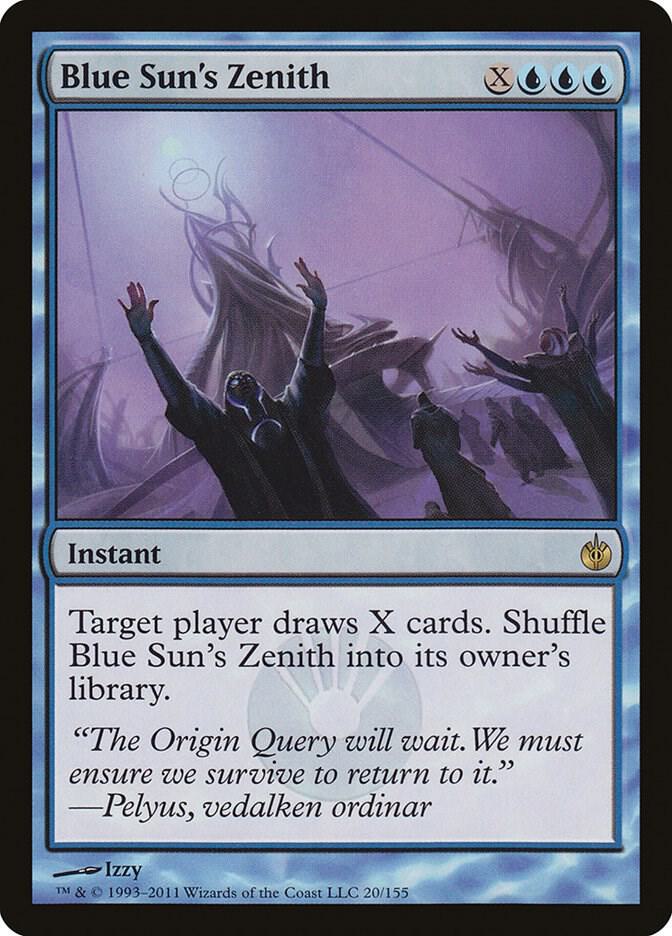 Blue Sun's Zenith 20/155 (Mirrodin Besieged)  - Foil | Good Games Morley