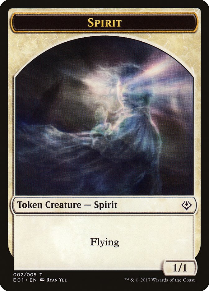 Spirit // Soldier Double-Sided Token [Archenemy: Nicol Bolas Tokens] | Good Games Morley