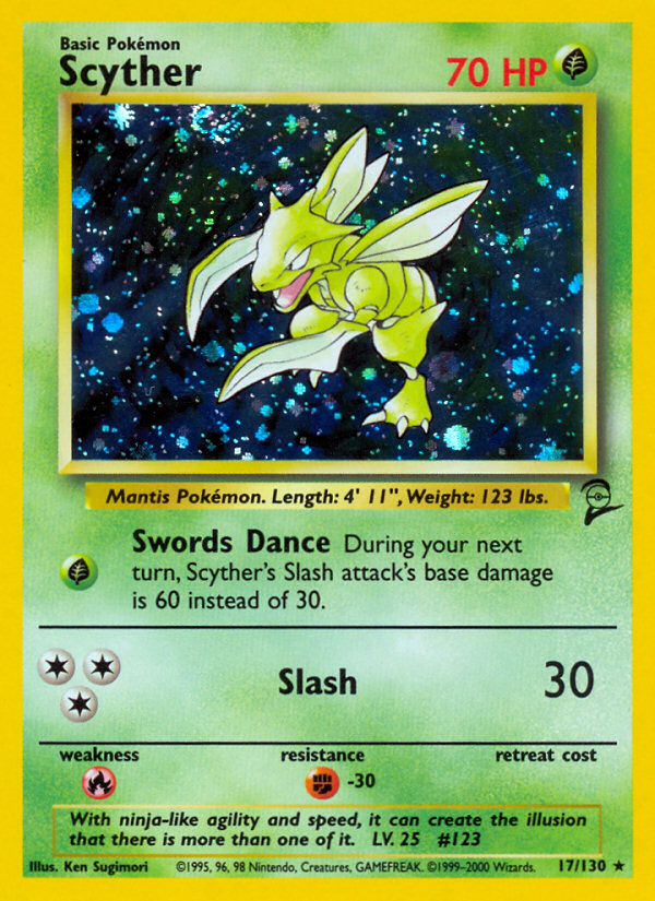 Scyther (17/130) [Base Set 2] | Good Games Morley