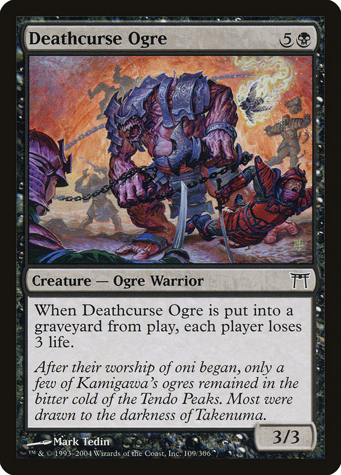 Deathcurse Ogre 109/306 (Champions of Kamigawa)  - Foil | Good Games Morley