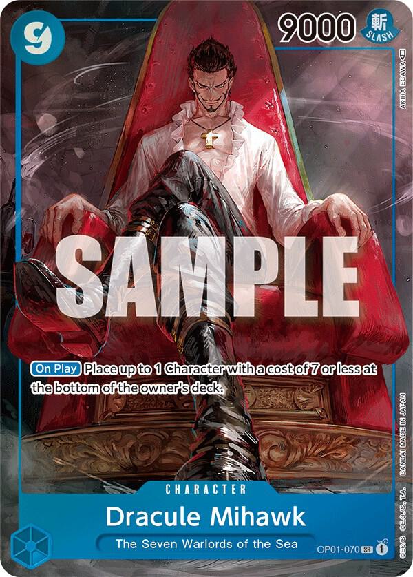 Dracule Mihawk OP01-070 (Romance Dawn)  - Alternate Art Foil | Good Games Morley