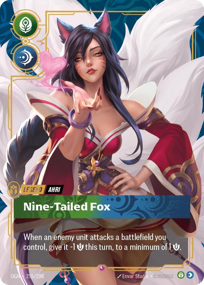 Ahri - Nine Tailed Fox 255/298 (Origins)  - Foil | Good Games Morley