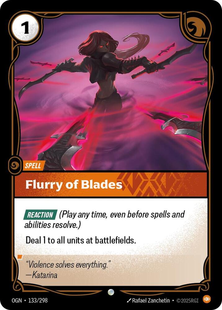 Flurry of Blades 133/298 (Origins)  - Foil | Good Games Morley