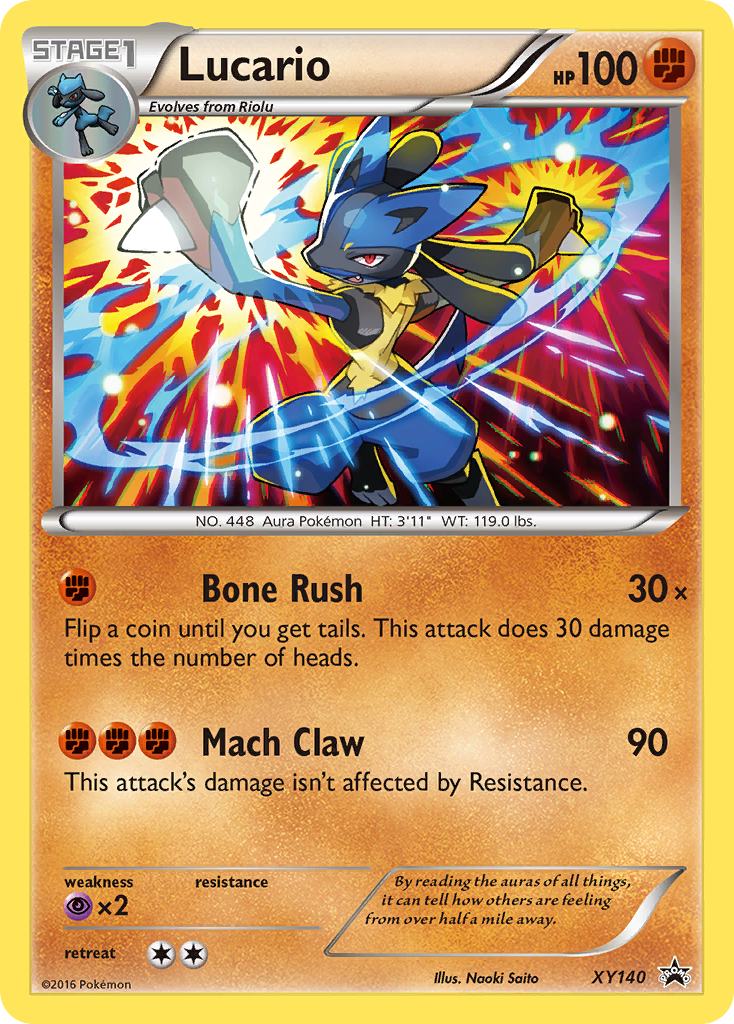 Lucario (XY140) [XY: Black Star Promos] | Good Games Morley