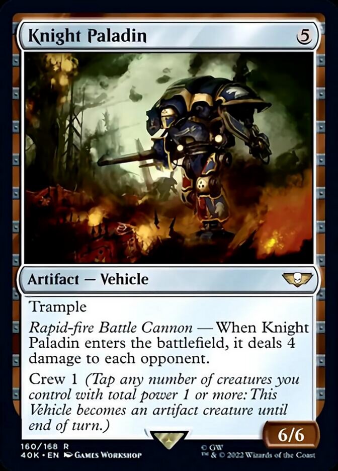 Knight Paladin (Surge Foil) [Warhammer 40,000] | Good Games Morley