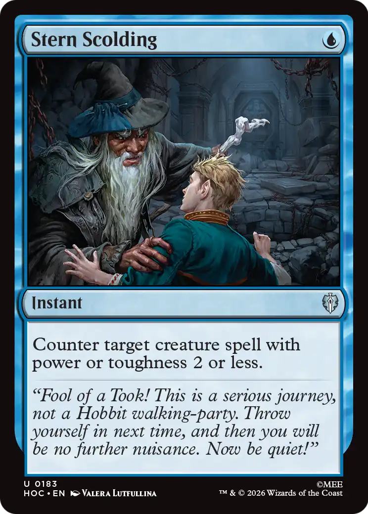 Stern Scolding [The Hobbit: Eternal-Legal] | Good Games Morley
