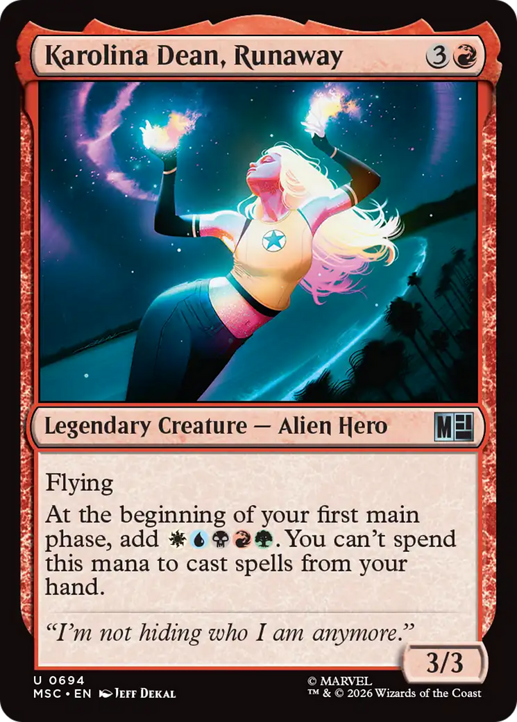 Karolina Dean, Runaway [Marvel Super Heroes Commander] | Good Games Morley