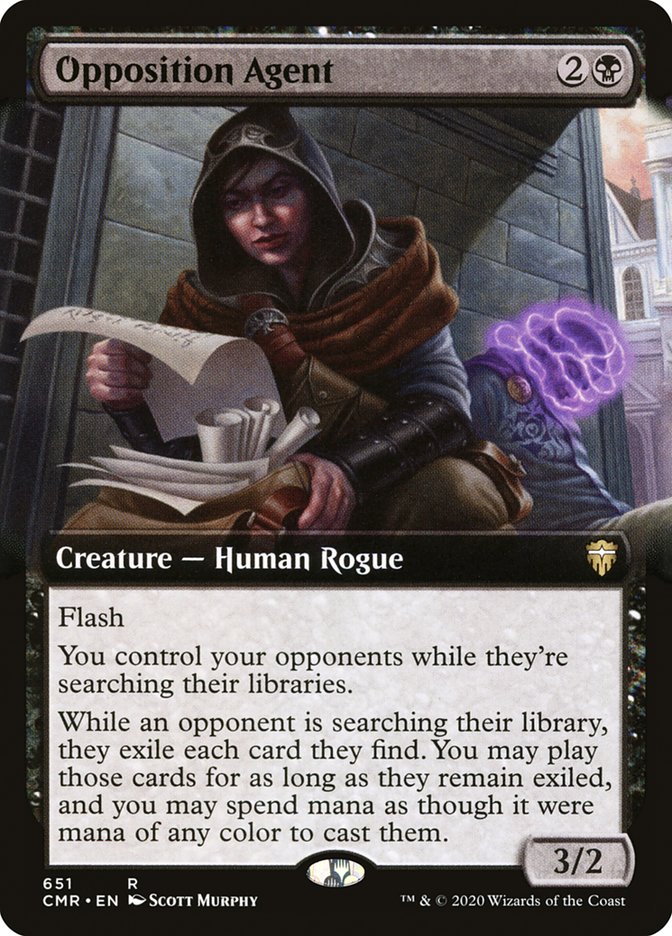 Opposition Agent (Extended Art) [Commander Legends] | Good Games Morley