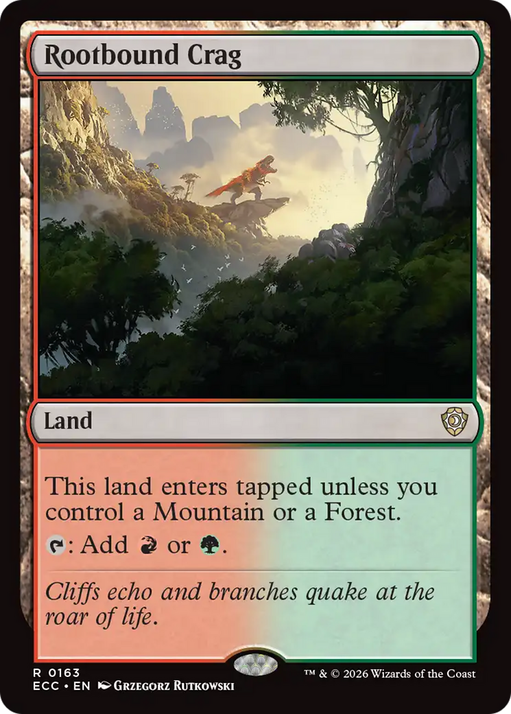 Rootbound Crag [Lorwyn Eclipsed Commander] | Good Games Morley