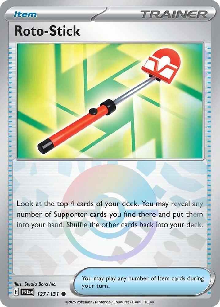 Roto-Stick (127/131) (Poke Ball Pattern) [Scarlet & Violet: Prismatic Evolutions] | Good Games Morley