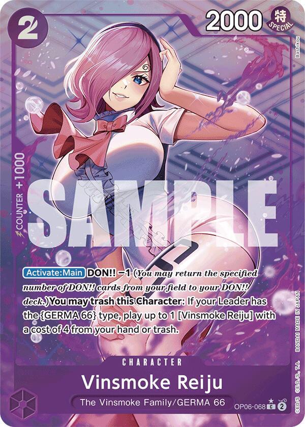 Vinsmoke Reiju OP06-068 (Premium Booster -The Best-)  - Full Art Foil | Good Games Morley