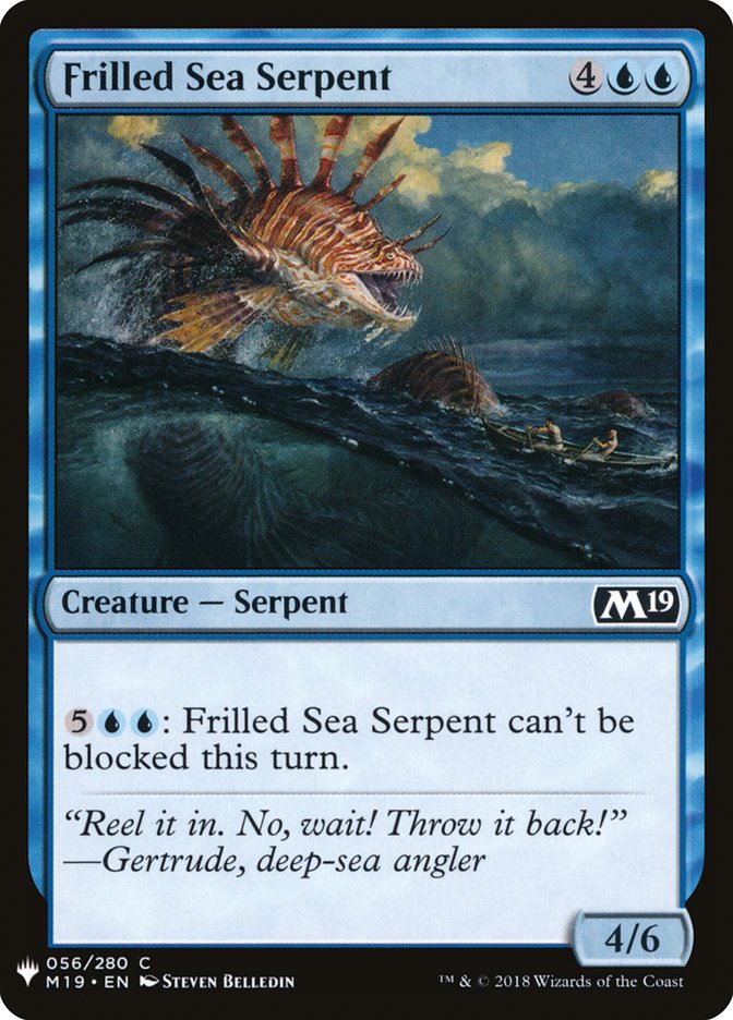 Frilled Sea Serpent [Mystery Booster] | Good Games Morley
