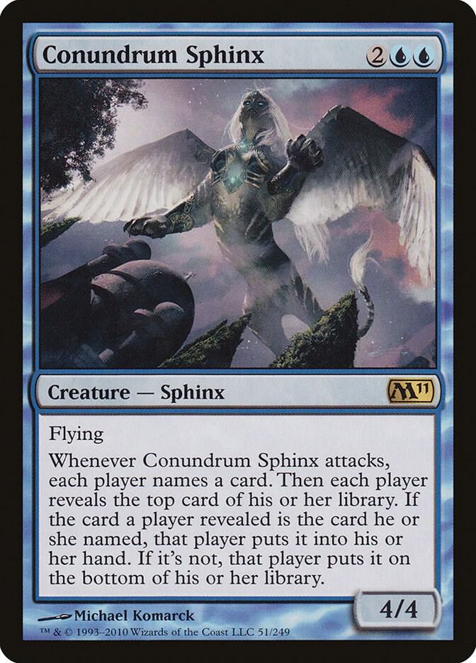 Conundrum Sphinx 51/249 (Magic 2011 (M11))  - Foil | Good Games Morley