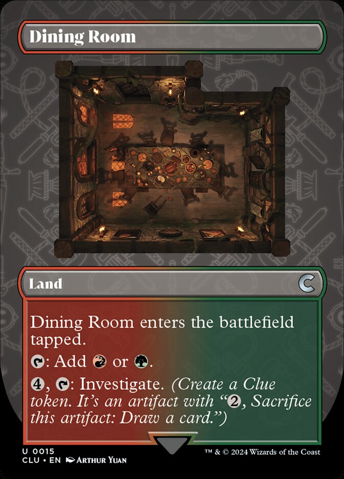 Dining Room 15/284 (Ravnica: Clue Edition)  - Borderless | Good Games Morley