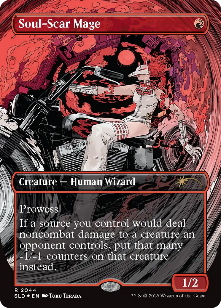 Soul-Scar Mage (2044) (Raised Foil) [Secret Lair Drop Series] | Good Games Morley